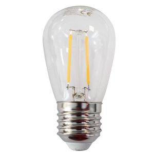 Ampoule LED filament ST45 E27 lumière chaude 1W 2700K