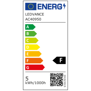 Ampoule LED PAR16 GU10 4,5W 120° noire 6500K lumière froide