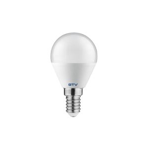 Ampoule LED sphérique GTV E14 6W 80lm/W G45 lumière chaude