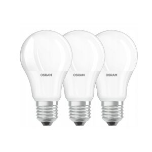 Ensemble de 3 ampoules LED Value Classic E27 10W 2700K blanc chaud
