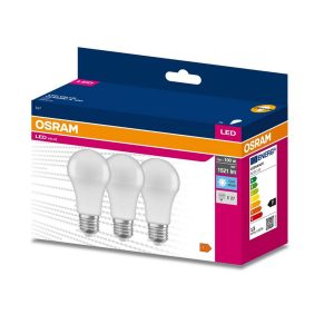 Ensemble de 3 ampoules LED Value Classic E27 13W 4000K lumière neutre