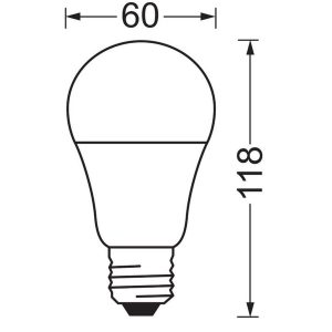 Lot de 3 ampoules LED Value Classic E27 10W 4000K lumière neutre