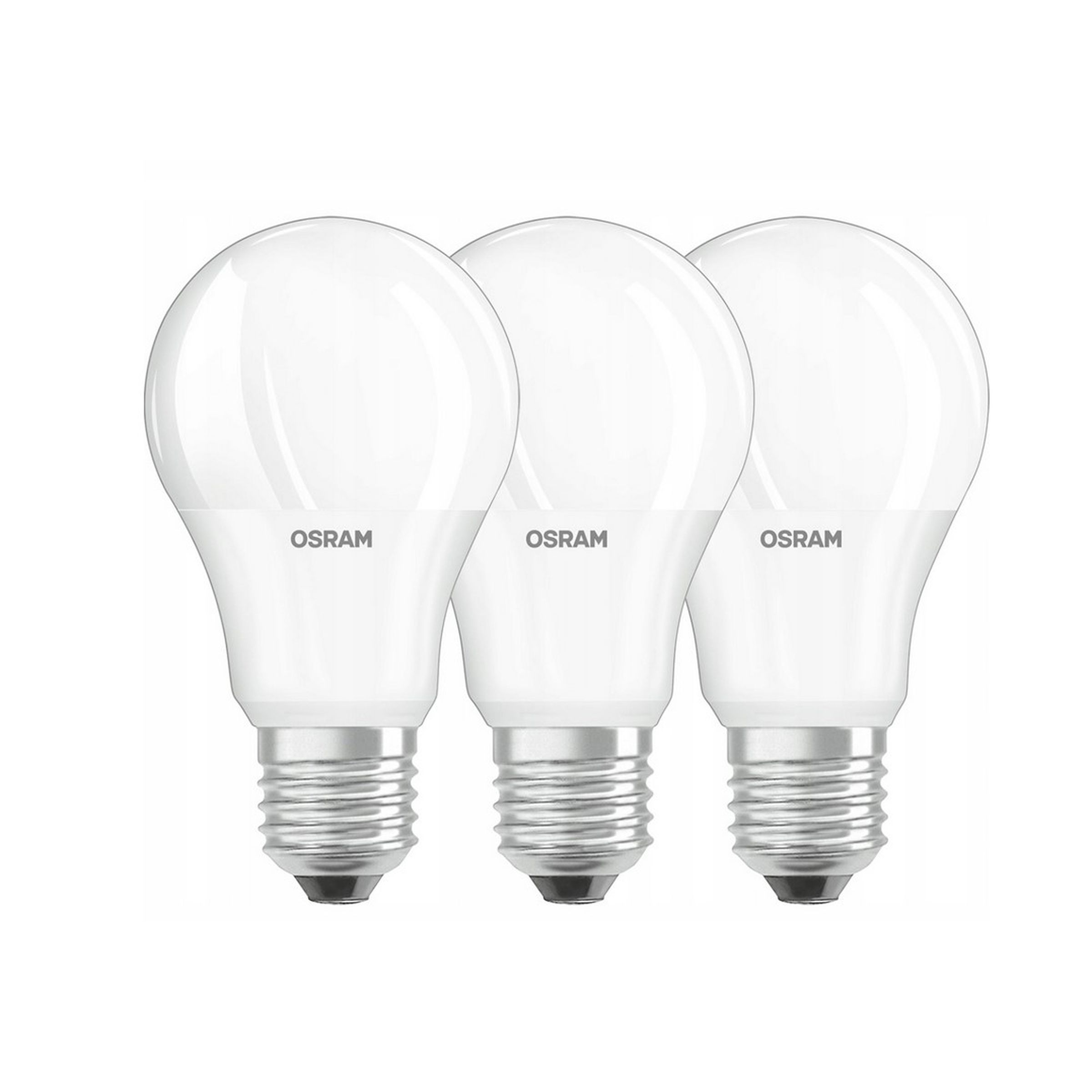 Lot de 3 ampoules LED Value Classic E27 8,5W 2700K lumière chaude