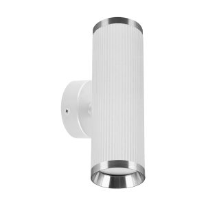 Applique murale à double face avec lampe rainurée FRIDA 2xGU10 blanche