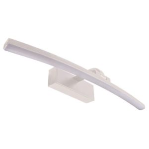 Applique murale de salle de bain ajustable MAMBA LED 4000K 8W IP44 blanche
