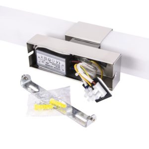 Applique murale de salle de bain carrée SALSA LED 60cm 12W IP44 chrome