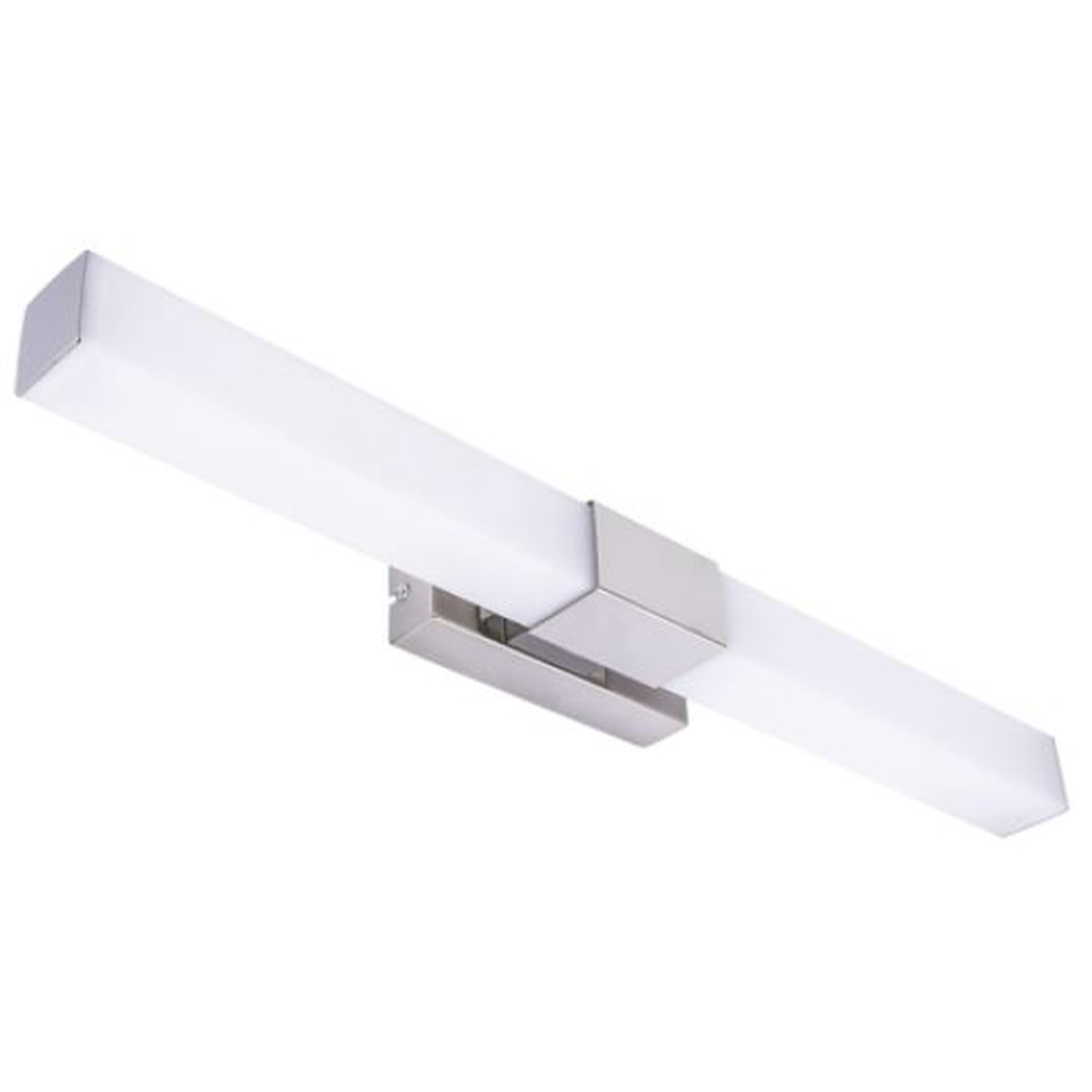 Applique murale de salle de bain carrée SALSA LED 60cm 12W IP44 chrome