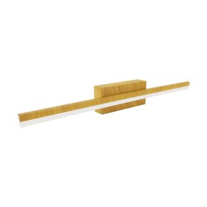 Applique murale de salle de bain effet bois pour miroir ASPEN LED 12W 50cm IP44 en pin