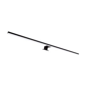 Applique murale de salle de bain pour miroir ou tableau ROXANA LED 15W 90cm noir