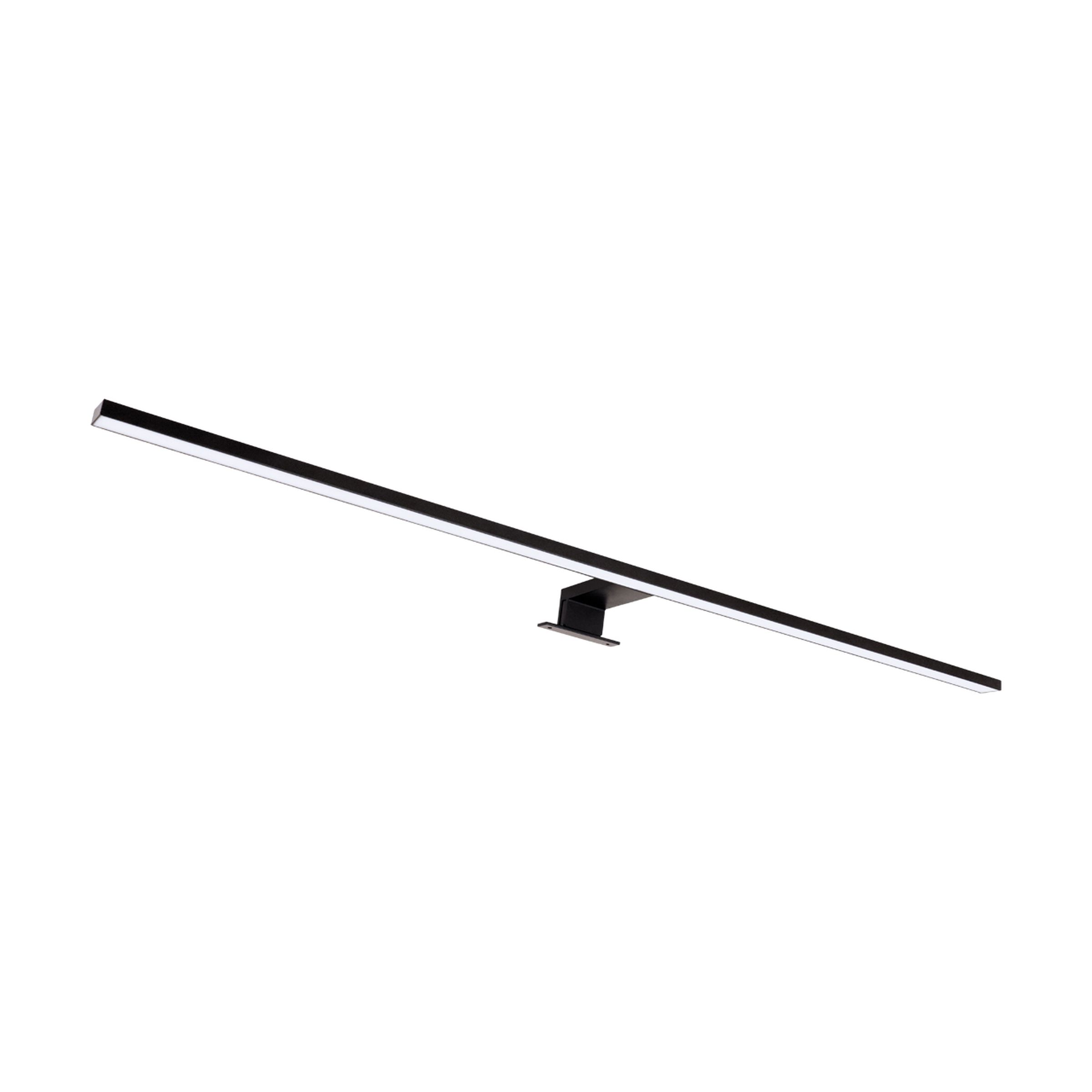Applique murale de salle de bain pour miroir ou tableau ROXANA LED 15W 90cm noir