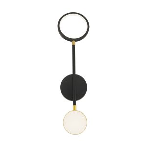 Applique murale décorative glamour OMEGA LED 10W 4200K noir doré