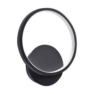 Applique murale décorative moderne EMMA LED C 10W 4K noire
