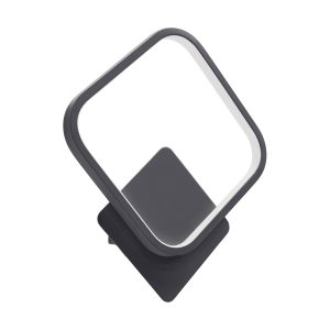 Applique murale décorative moderne EMMA LED D 12W 4K noir