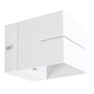 Applique murale double ELTON G9 blanche