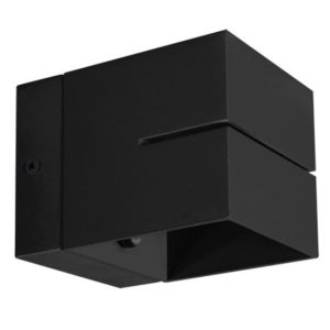 Applique murale double face ELTON G9 noire