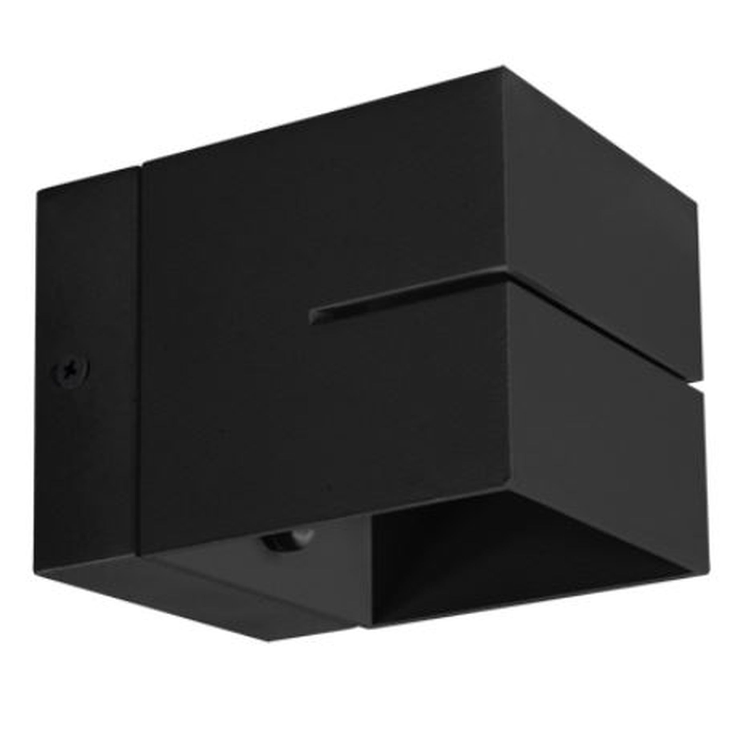 Applique murale double face ELTON G9 noire