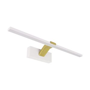 Applique murale intérieure moderne au-dessus du tableau LIMBA LED 11W 50cm CCT blanc doré
