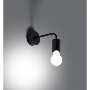 Applique murale NORAH E27 - noir