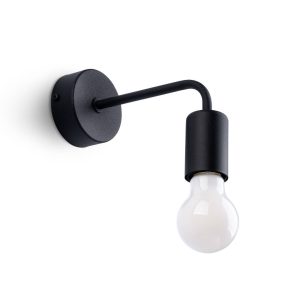Applique murale NORAH E27 - noir