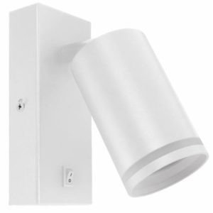 Applique murale pour chambre avec interrupteur ZULA GU10 blanc