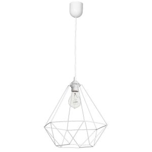Suspension BASKET E27 - blanche