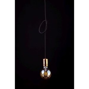 Suspension CABLE BLACK COOPER I E27 - cuivre