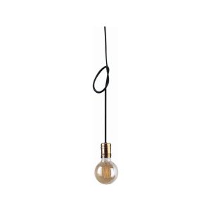 Suspension CABLE BLACK COOPER I E27 - cuivre