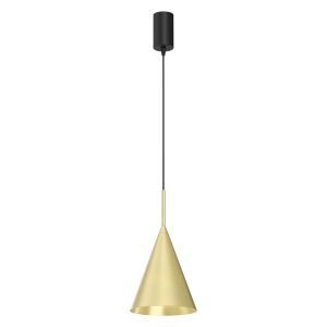 Suspension CAPITAL Ø17 cm GX53 - noir/doré