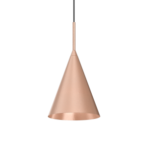 Suspension CAPITAL Ø17cm GX53 - noir/cuivre