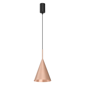 Suspension CAPITAL Ø17cm GX53 - noir/cuivre