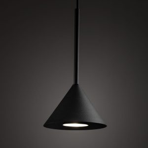 Suspension CONO MINI GU10 - noir