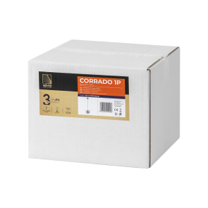 Suspension CORRADO 1P E14 - finition chromée