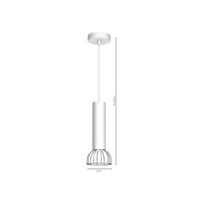 Suspension DANTE GU10 - blanc/argent