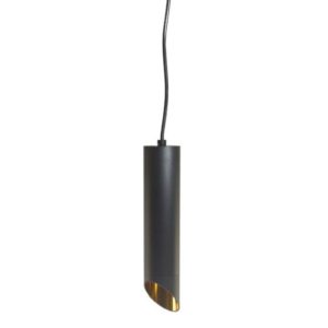 Suspension de plafond VALDA GU10 220mm noire