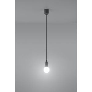 Suspension DIEGO 1 E27 - gris