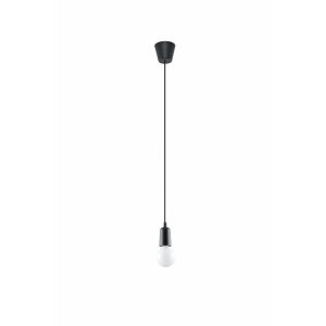 Suspension DIEGO 1 E27 - noir