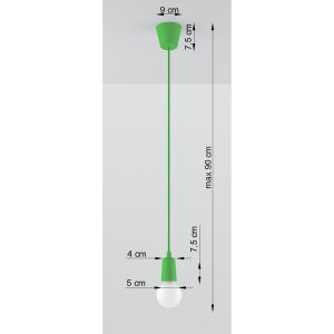 Suspension DIEGO 1 E27 - vert