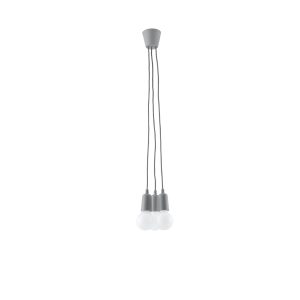 Suspension DIEGO 3 E27 - gris