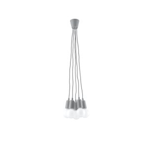 Suspension DIEGO 5 E27 - gris