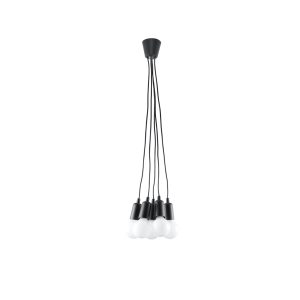 Suspension DIEGO 5 E27 - noir