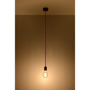 Suspension EDISON E27 - noir