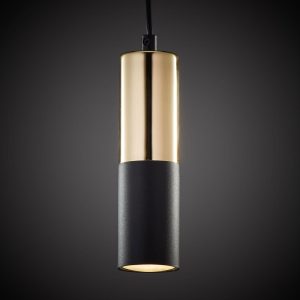 Suspension ELIT BLACK GU10 - noir/doré