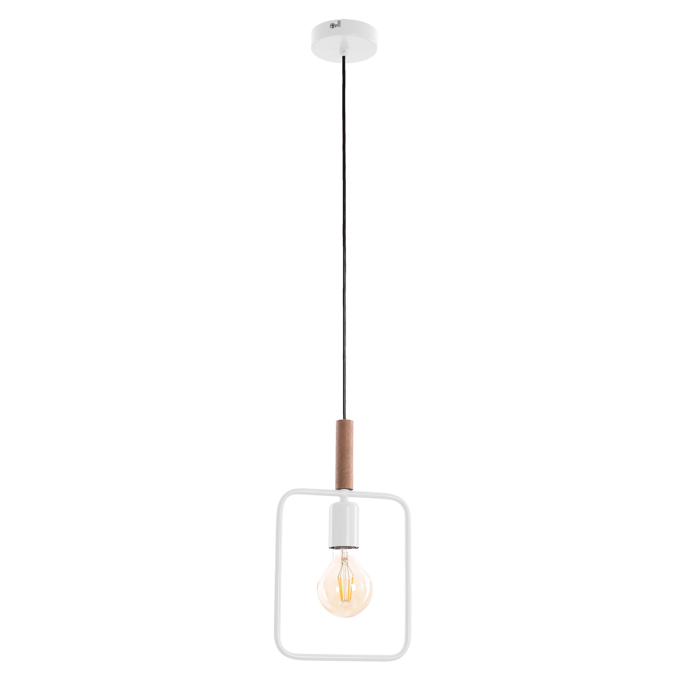 Suspension FRAME 1 E27 - blanc
