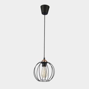 Suspension GALAXY DM13 E27 - noir/cuivre