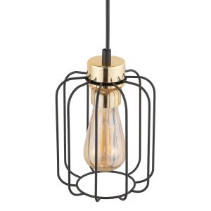 Suspension GALAXY NEW E27 - noir/doré