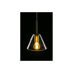 Suspension GIGLAS Ø18 E27 - doré/transparent