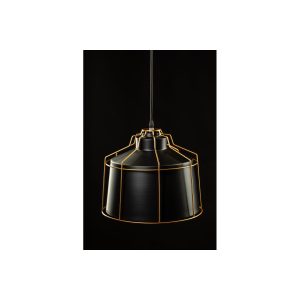 Suspension GOA E27 - noir/doré
