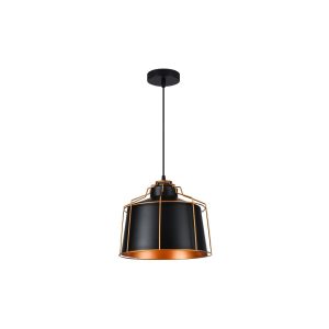 Suspension GOA E27 - noir/doré