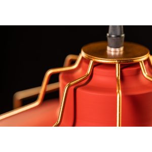 Suspension GOA E27 - noir/rouge