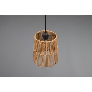 Suspension HOLM E27 - noir/marron